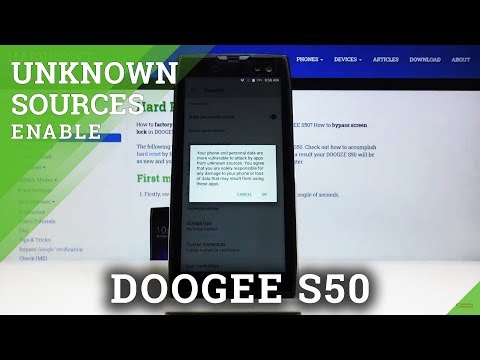 How to Enable Unknown Sources in DOOGEE S50 – Install Unknown Apps