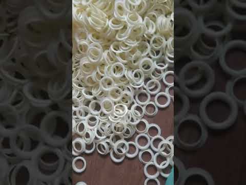 Normal Size Firozi Plastic Eyelet Ring With Washer