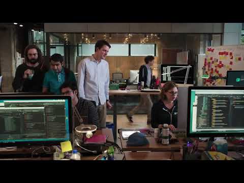 Richard Crashes Into A Glass-Wall & Also Vomits - Silicon Valley Season 5 Episode 2 Funny Scene