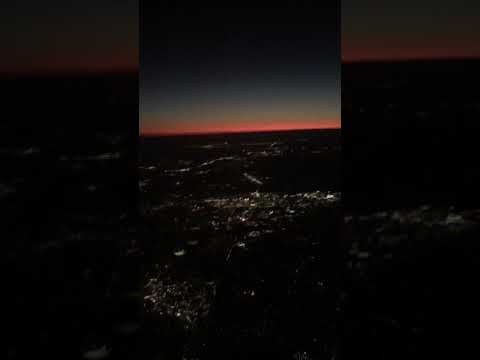 Above Washington DC at night