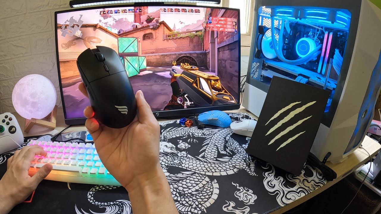 Novo Mouse Fallen Pantera PRO Wireless - Testando no Valorant