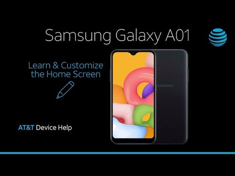 Learn and Customize the Home Screen on Your Samsung Galaxy A01 | AT&T Wireless