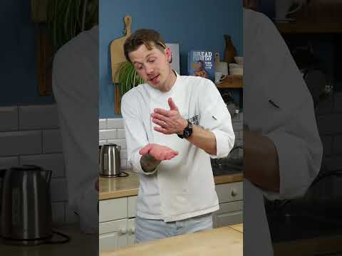Part of a video titled How to score bread dough without it snagging - YouTube
