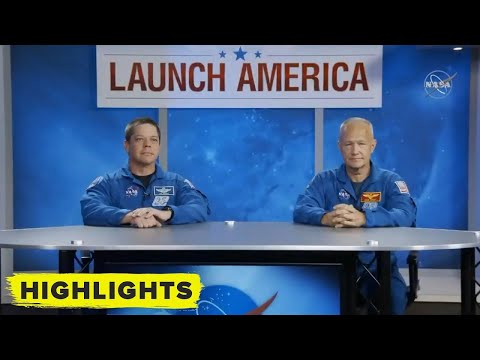 Watch astronauts of NASA's SpaceX Demo-2 first press briefing (full presentation)