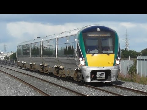 Irish Rail 22000 Class Intercity Train - Clondalkin Fonthill Station