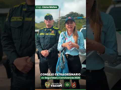 Acciones firmes por la seguridad de Yacopí