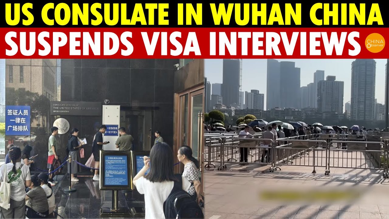 US Consulate in Wuhan Halts Services, Forced by China, But Chinese People Shout "Long Live America"