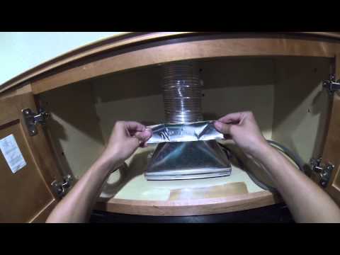 How to Install a Microwave Hood with Exhaust Fan - DIY