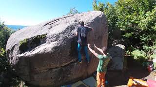 Video thumbnail of Problem 48 (Taz), 6a. Targasonne