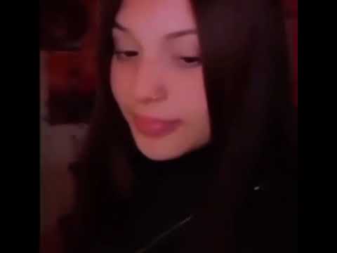 girl looking up and down