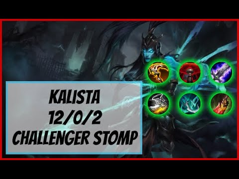 Challenger Kalista Bot (12/0/2) Gameplay Replay - Patch 10.16