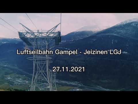 Luftseilbahn Gampel - Jeizinen #valais #switzerland