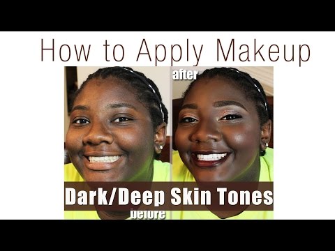 How to Apply Makeup on Dark/Deep Skin Tones