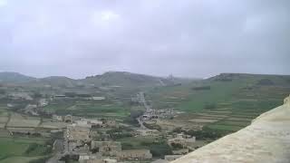 preview picture of video 'View of Victoria from The Citadella, Gozo, Malta   (00800)'