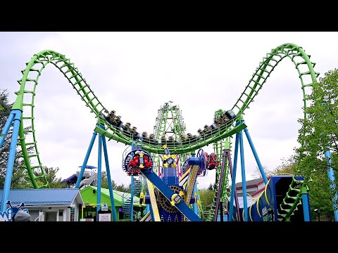Off-ride footage of a Jolly Rancher Remix train
