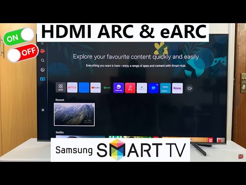 How To Enable & Disable HDMI ARC / eARC On Samsung Smart TV