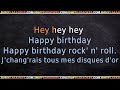 Eddy Mitchell   Happy Birthday Rock N Roll    KARAOKE VERSION