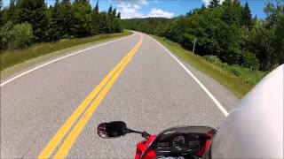 preview picture of video 'Route 3, Moose Alley, Pittsburg, NH to Quebec Border'