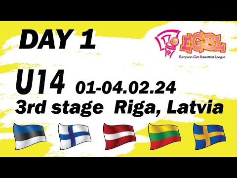 DAY1 12:00 BS Riga/Centrs – BS Vilnius , Feb 2nd | EGBL U14 stage 3 2023/24