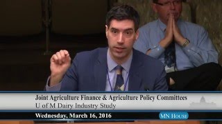 Joint meeting of the House Agriculture Finance and Agriculture Policy committees
