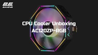 2E GAMING CPU cooler Air Cool AC120ZP RGB LGA1700, 1200, 115x, 775, AM5, AM4, AM3, AM3+, AM2, AM2+, FM2, FM1 4pin RGB TDP 95W