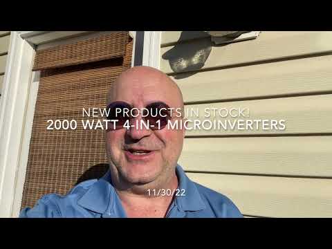 2000 Watt 4-in-1 Microinverter by Hoymiles - Our New Product in Stock!