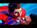 Miles Morales VS Miguel O Hara La Scène Du Train Lunaire Spider Man Across The Spider Verse