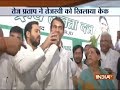 Rabri Devi, Tejashwi,Tej Pratap celebrate Lalu Prasad