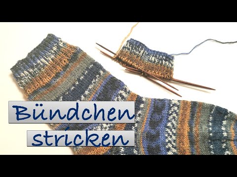 Knit cuffs 1 stitch twisted, 1 stitch purl