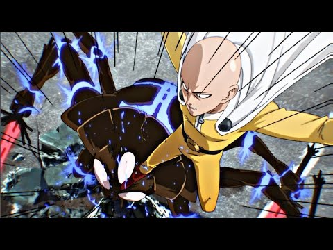 one punch man | saitama v/s subterranean king | funny fights