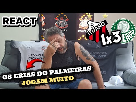 REACT Ituano 1x3 Palmeiras - Copinha 2026 - PALMEIRAS ELIMINA O ITUANO! ESSES PORQUINHOS JOGAM MUITO