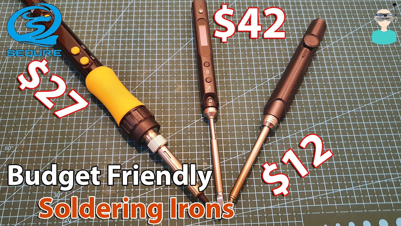 Mega Drone Stars Budget Friendly Soldering Irons (SH72, SQ001 & SQ