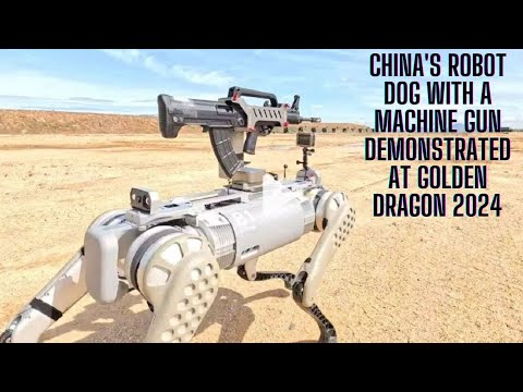 China's Robot Dog with a Machine Gun Demonstrated at Golden Dragon 2024