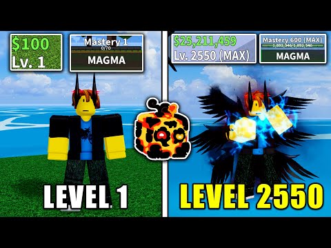 Beating Blox Fruits as Noob Bacoon! Full Ghoul v4 Awakened, Magma Fruit Noob to Pro In Blox Fruits!