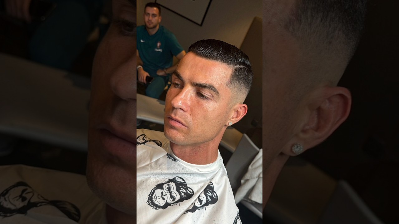 Cristiano Ronaldo New Haircut 💇🔥