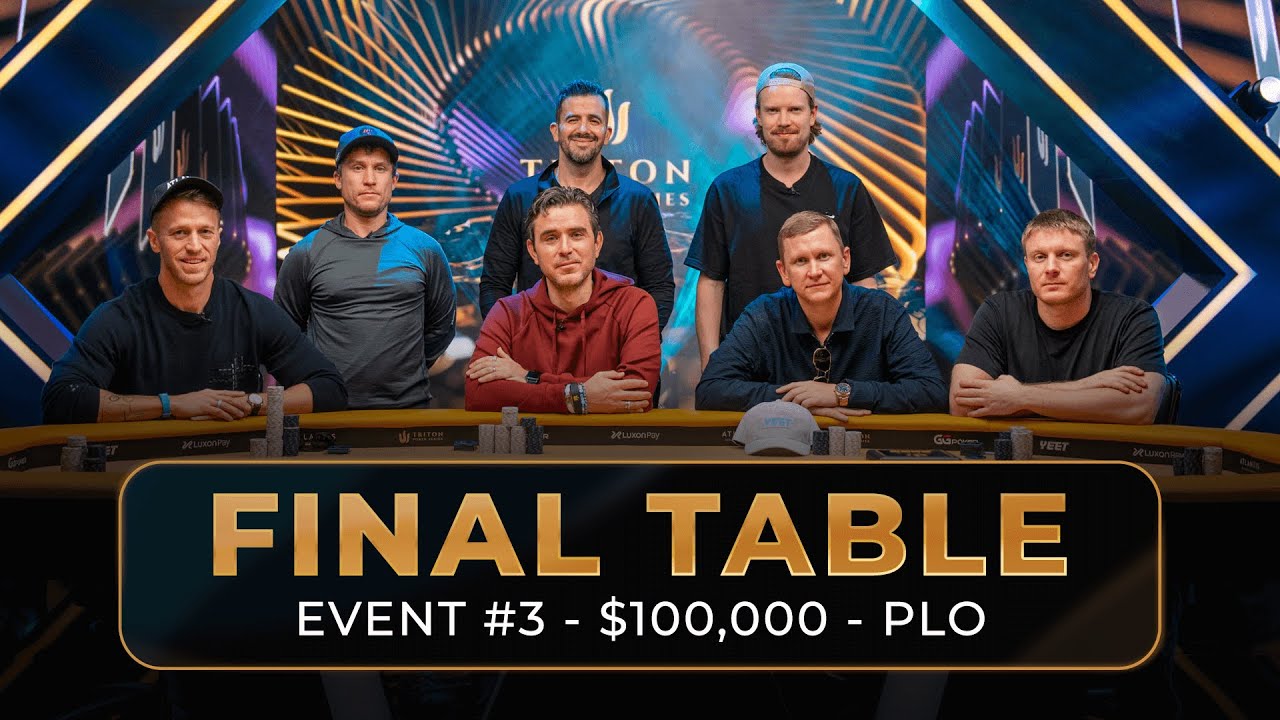 $100K PLO Main Event Final Table