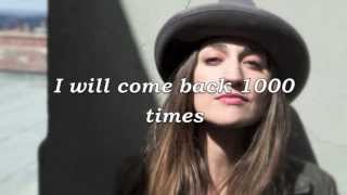 Sara Bareilles - 1000 Times Lyrics (HD)