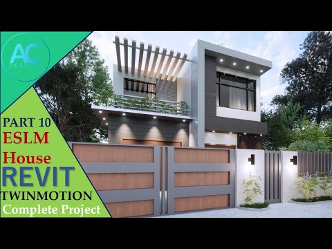 ESLM House | Part 10 | Complete Step By Step Project | Revit and Twinmotion Tutorial