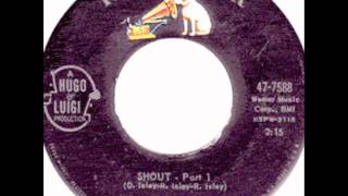 Shout Parts 1 And 2 Isley Brothers 1959 RCA  Victor7588