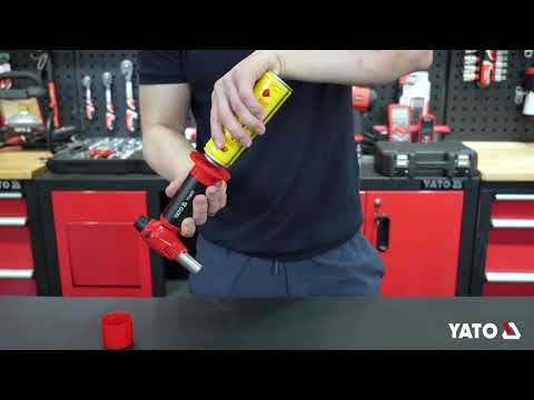 Газовий пальник YATO для нагрівання (бутан), температура 1350 °С