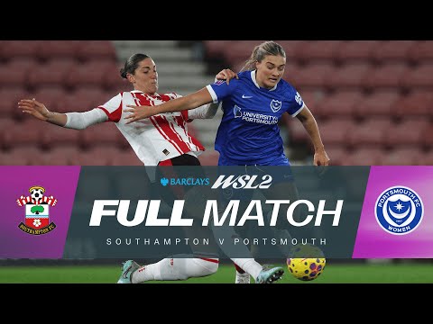 FULL MATCH: Southampton v Portsmouth | Barclays WSL 2 25/26
