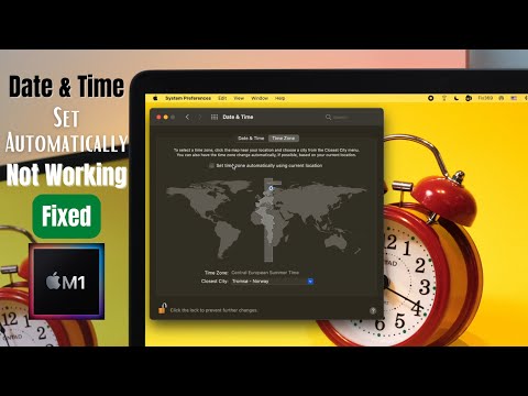 M1 Mac: Set Automatically Date & Time Not Working – Fixed