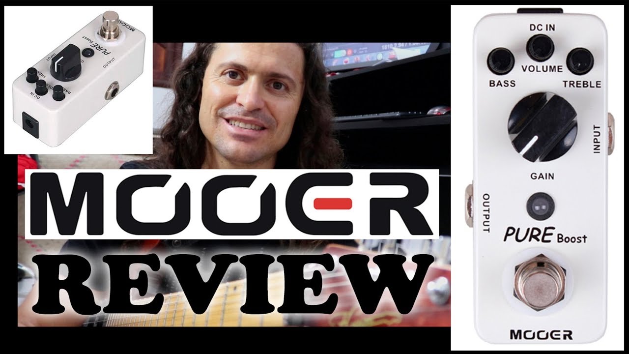 MOOER PURE BOOST CLEAN PEDAL REVIEW 2019 em Português