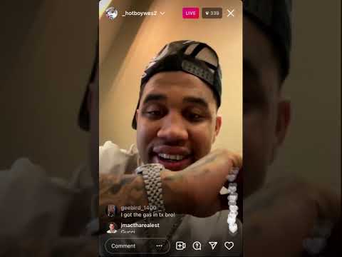 Waco artist HotBoyWes responds to trolls on IG live “Yall funny!”