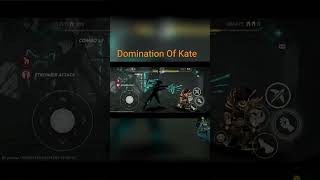 Liquidator Kate 💪😎 against sarge Total domination #shadowfight4 #gaming #shorts #draxgaming3