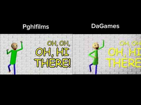 PghLfilms Vs DAGames Comparison (You’re Mine.) baldi