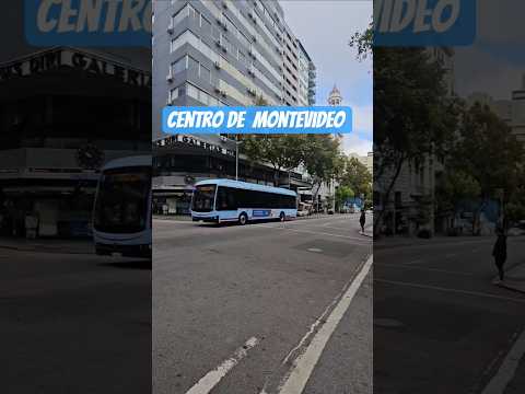 movimentado centro de Montevideo #uruguay #montevideo
