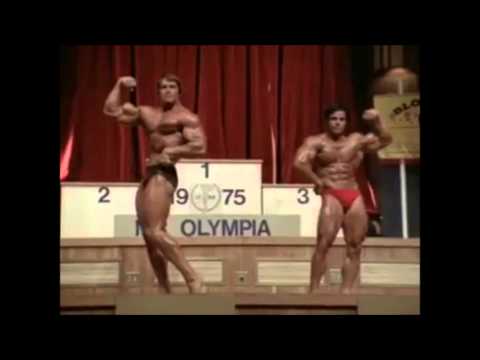 Arnie & Franco Mr.Olympia 1975 Final pose down