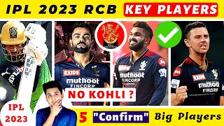 RCB 5 Best "KEY Players" 2023 IPL | RCB Targeted players 2023 mini auction | RCB Target Players 2023