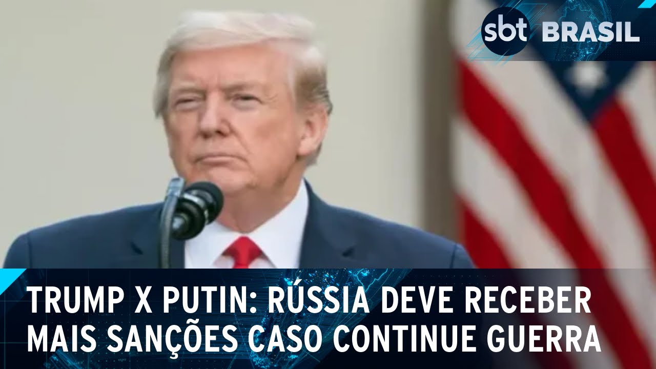 Trump ameaça sancionar a Rússia caso Putin não encerre a guerra na Ucrânia | SBT Brasil (22/01/25)